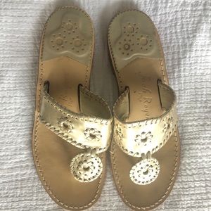 Gold Jack Rogers Sandals - Women’s Size 7